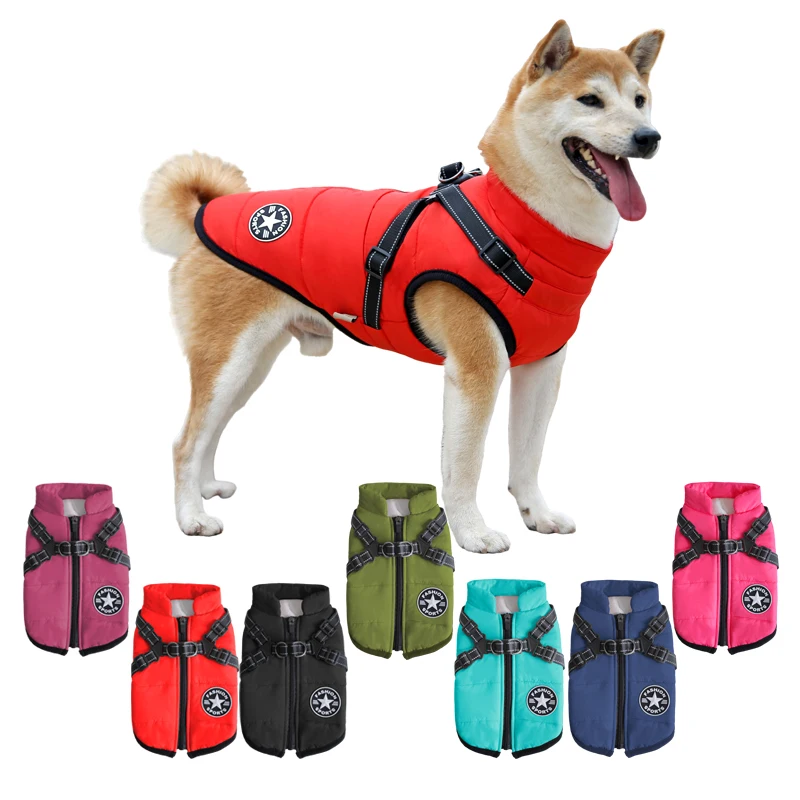 All Pet Winter Jacket Drying Coat Pet Waterproof Reflective Cat Vest Luxury Warm Custom Factory Outside Dog Clothes