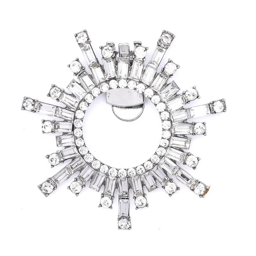 Fashion Accessories Women Rhinestone Shoe Fashion Decorative Shoes Clips Buckles Shoe Accessories HA01550