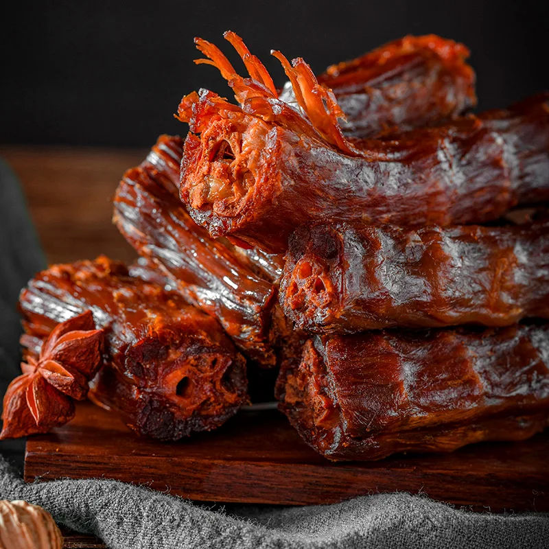 ShuDaoXiang Hot Spicy Hand Tearing Duck Neck 32g Shousiyabo OEM Chinese Duck Dried Meat Snack Wholesale Alibaba Duck Meat