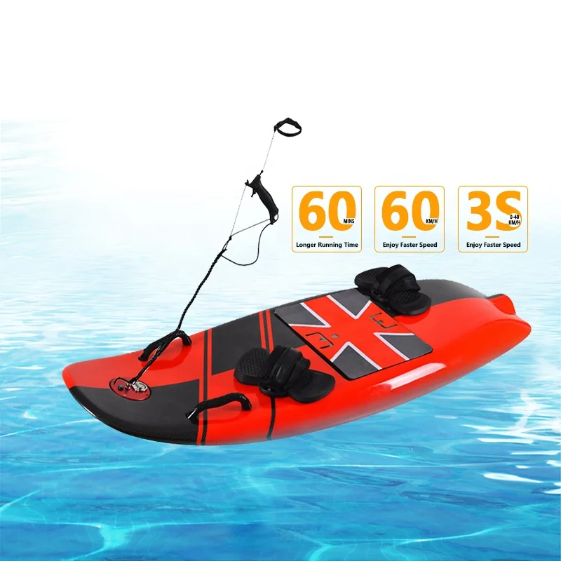 China High Quality Stand up Surfboard 12kw 60km/h Powered Water Sports Electric Surfboard Surf board jet power surfboard price