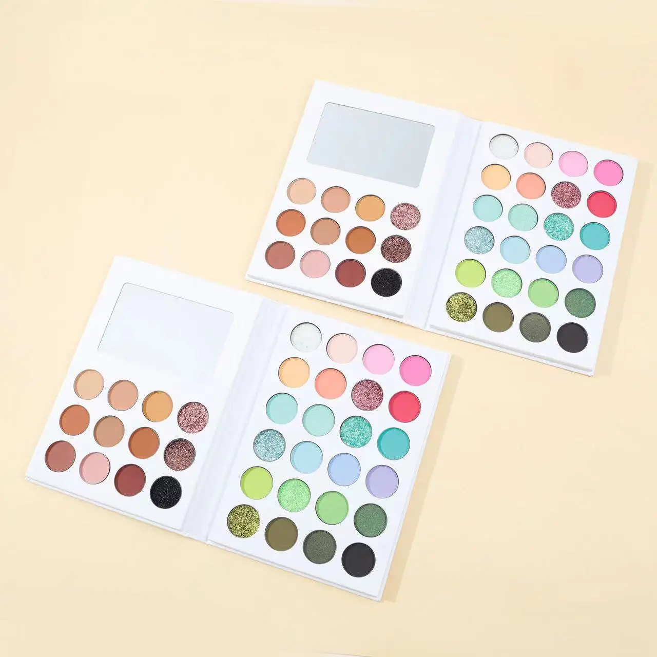 Wholesale vegan cosmetics custom makeup eye shadow palette make your own logo eyeshadow palette private label