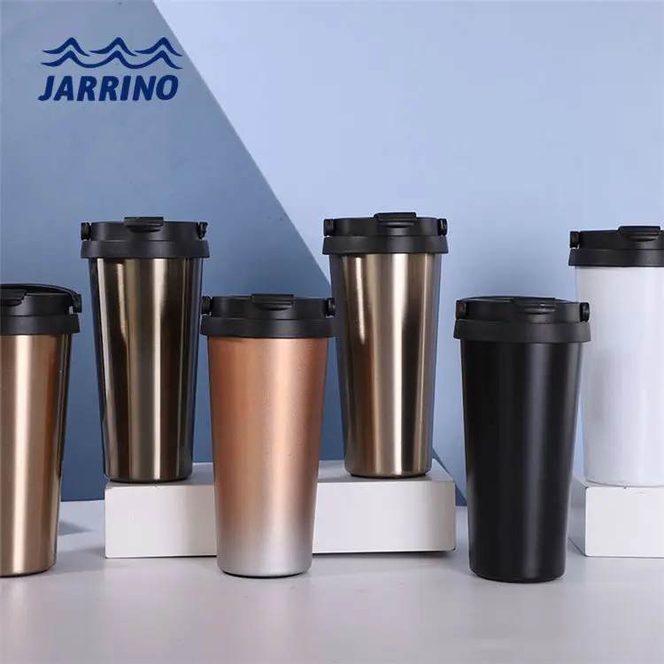 Many Colors Available High Capacity Cups Termicos Double-layer Custom Stainless Steel Coffee Mug