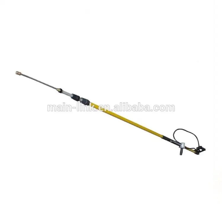 24Ft Fiberglass Heavy Duty Telescoping Long Wand Power Washer Extension Lance