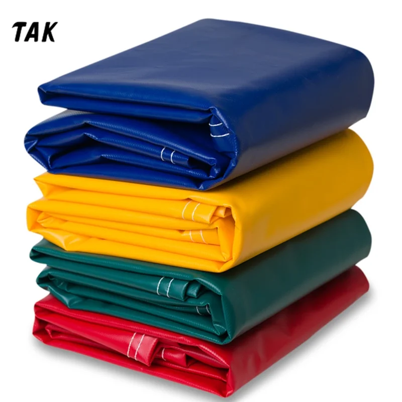Professional 550gsm Green Waterproof Pvc Tarp Tarpaulin for Truck Curtain Trailer Cargo Cover