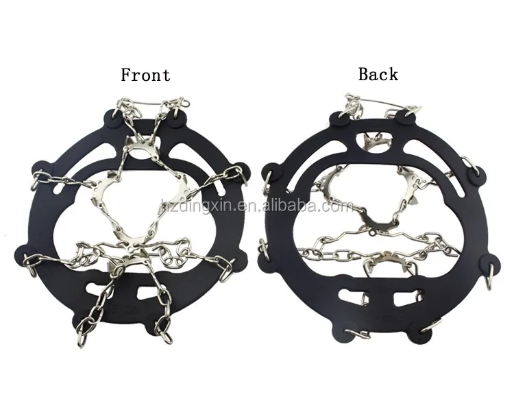 Ice Gripper Spike for Shoes Anti Slip Hiking Climbing Snow Spikes Crampons Cleats Chain Claws Grips Boots Cover