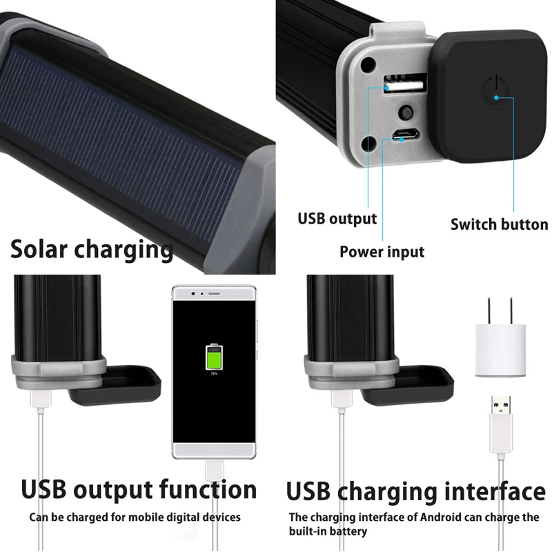 Светодиодный фонарик с зарядкой от USB