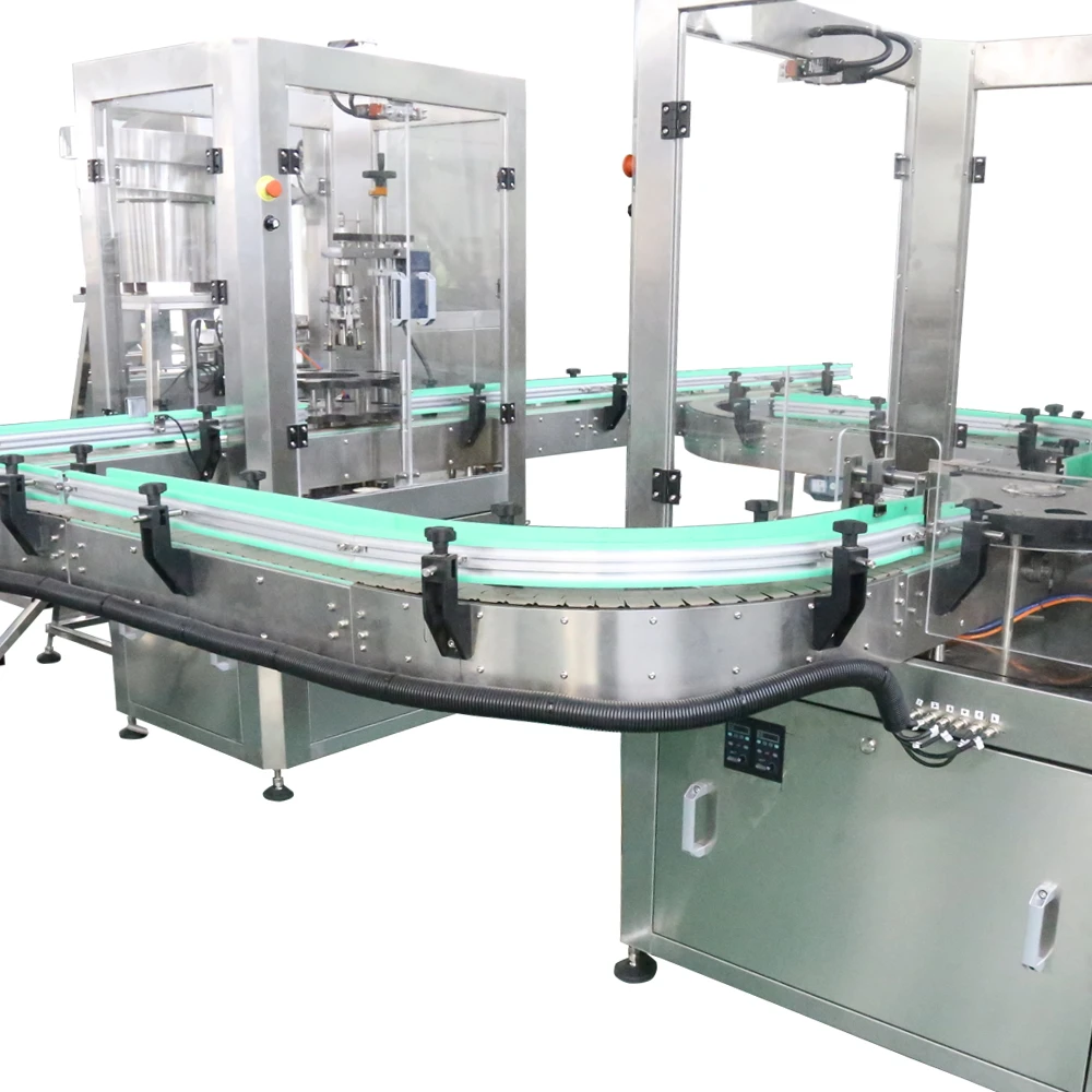 Fully auto  mineral water filling capping machine bottling labeling  production line water bottling plant equipment
