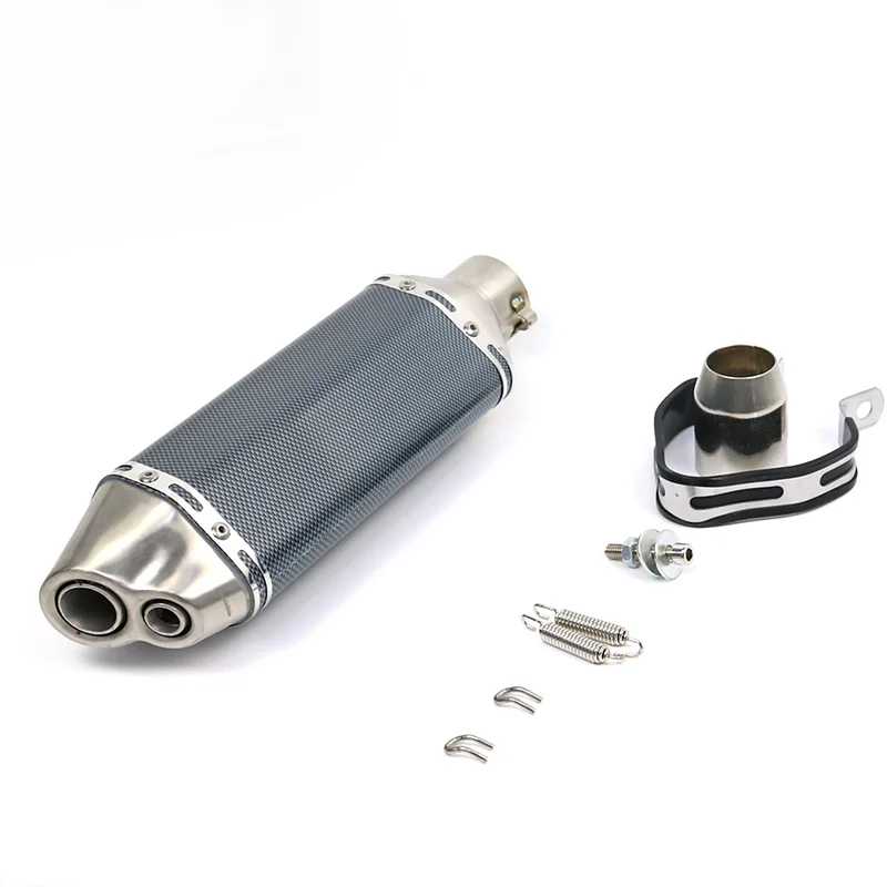 Universal 51mm Stainless steel motorcycle exhaust system For KTMS Yamaha Nmax Xmax Tmax