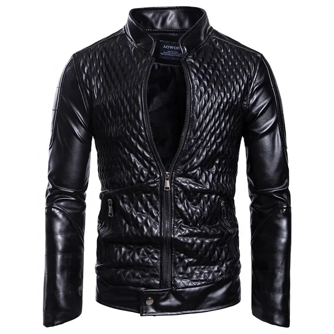 2022 autumn men jacket leather jackets for men winter men casual original leather black jackets