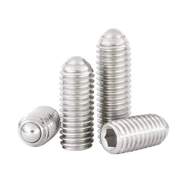 ball clamping bolt with hexagon socket/slot  steel/plastic ball set screws