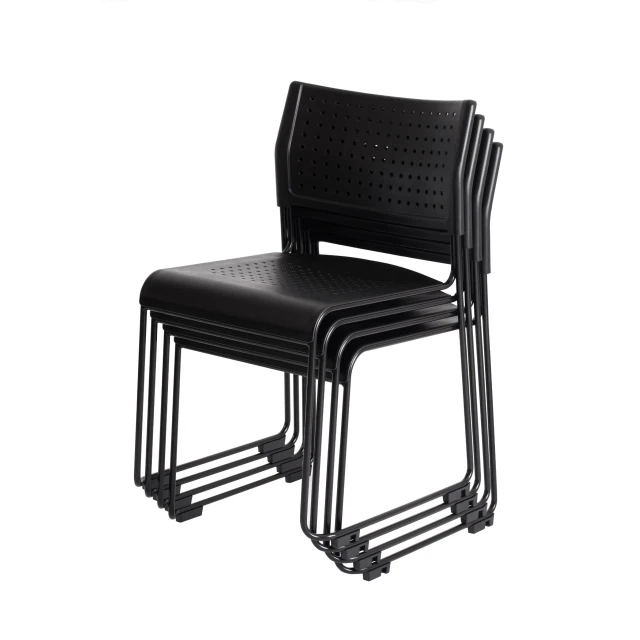 Taiwan high quality plastic stacking chair durable for meeting room