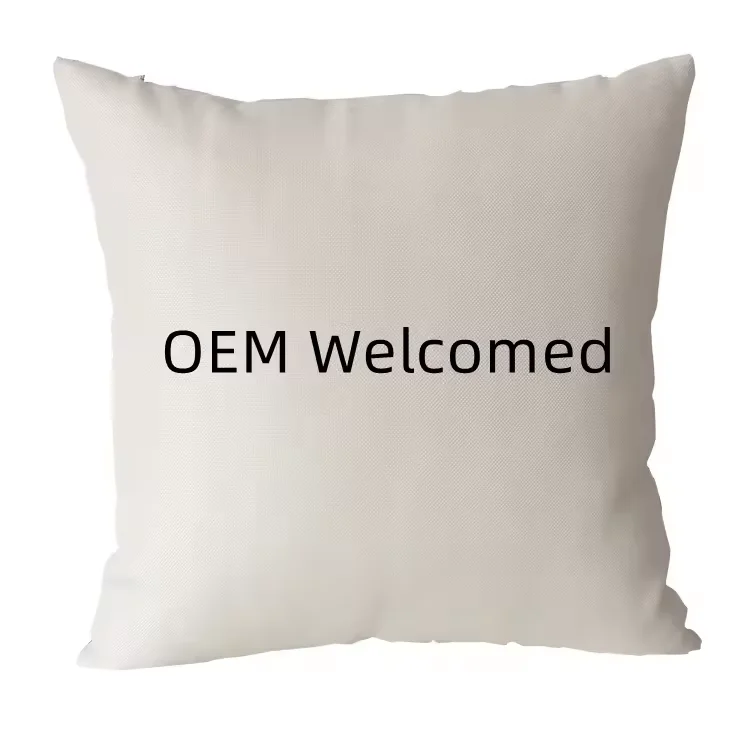 Pillow Cover Customized Linen Printed Logo 45*45cm Pillow Case Cushion Covers Interior Design Pillowcases