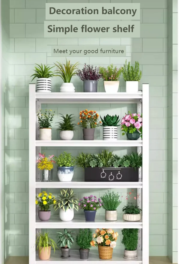 High Quality Plant Stand Boltless Rack Indoor Metal Steel Shelf for Multiple Plants Corner Tall Flower Holders for Garden