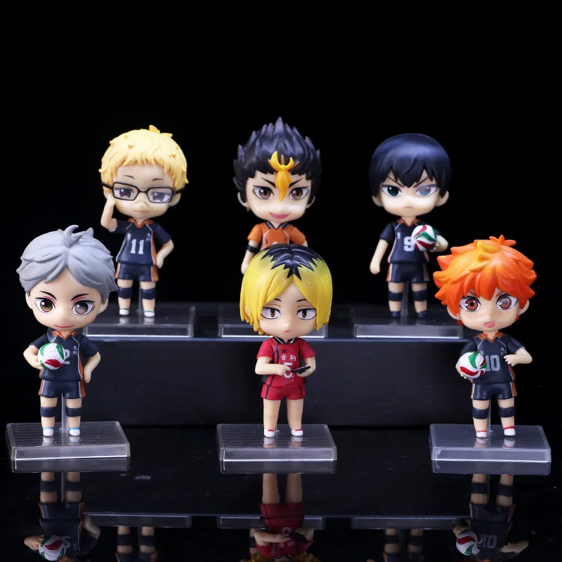  Фигурки героев Haikyuu 6 шт./компл. Хината шоё Оикава Тору козуме кенма кагеяма тобио игрушки 10