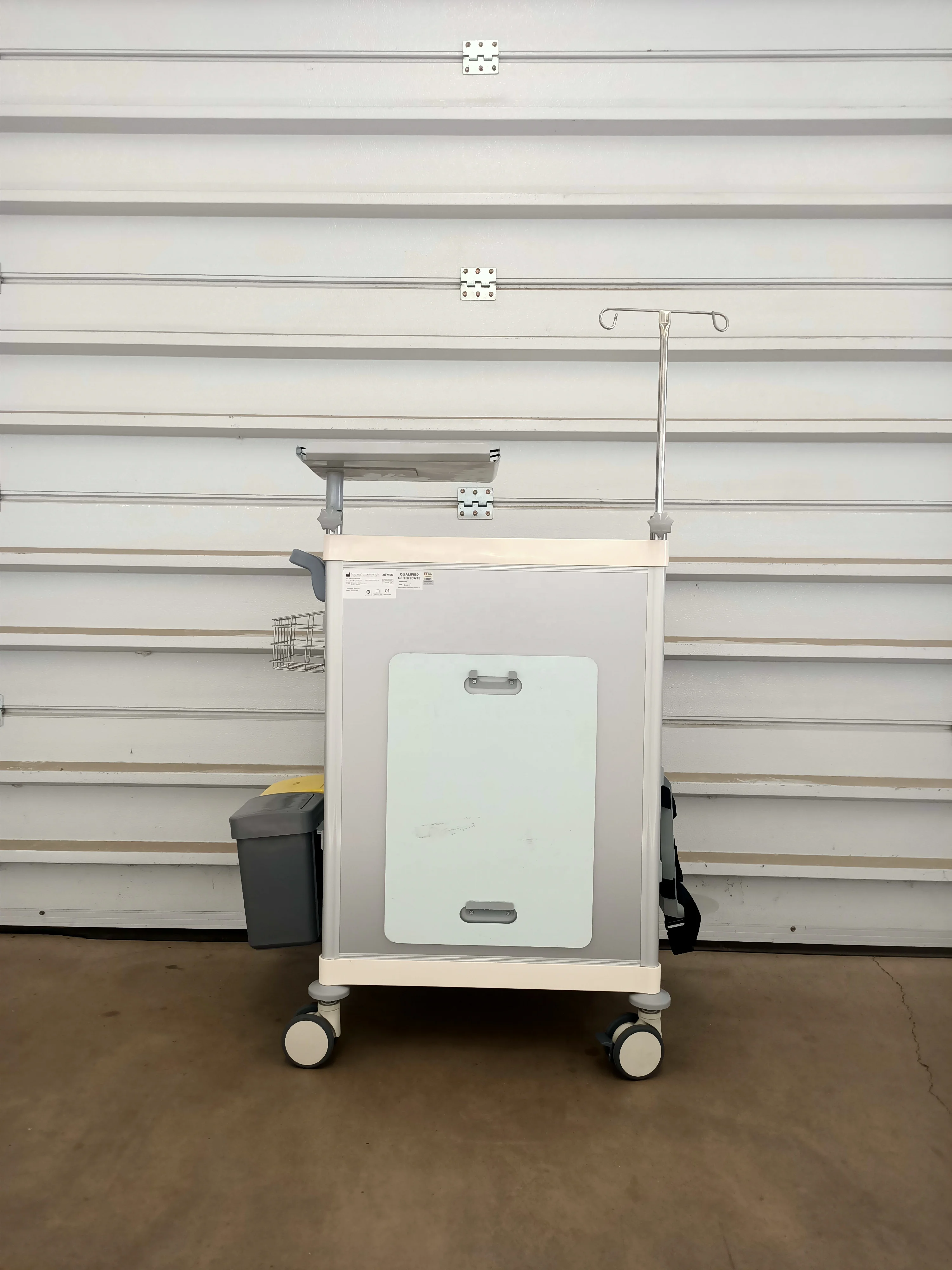 Medical Equipment Medicine Storage Transportation Best price ABS Top Table Customized Rescue Crash Cart Emergency Trolley