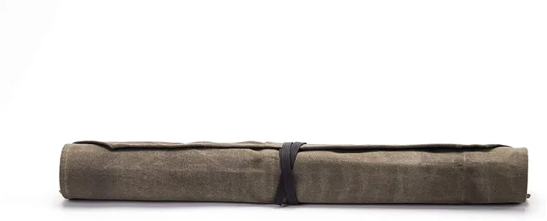 Waxed Canvas Cutlery Knives Holder Protector Chef Knife Roll Case