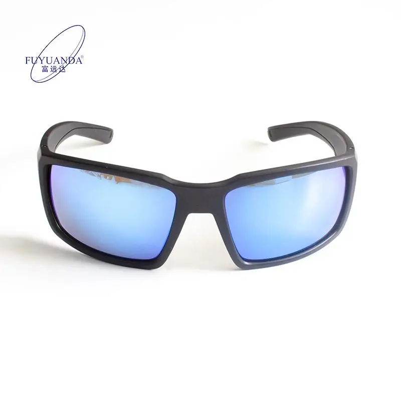 Fuyuanda TR90 Silicone Costas Sunglasses Comfortable Polarized Fishing Sports Glasses Outdoor Activities Blue Cycling Running