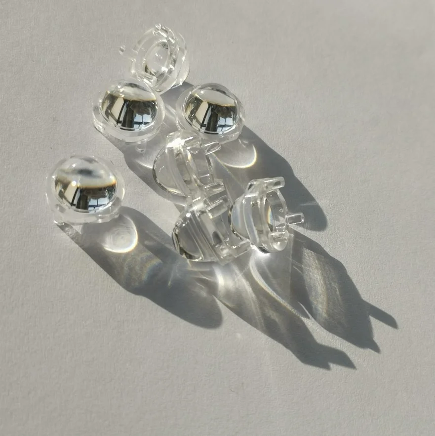 90 degree 12mm PC led lens with legs for SMD2835 5050 3030 3535 led ROHS CE approved
