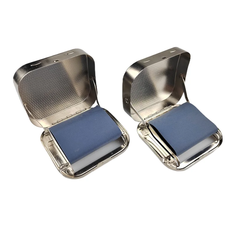 Wholesale Roll Machine Metal Cigarette Machine Box High Quality Silver Can Be Customized