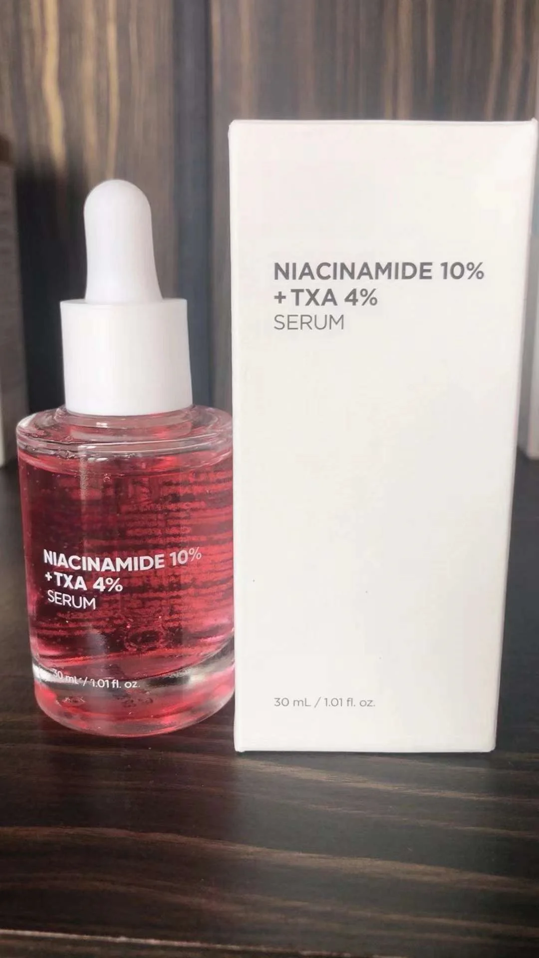 10% Niacinamide+ 4% Tranexamic Acid Serum 30ml  private label High-quality Hyaluronic Acid Vitamin B12  facial serum