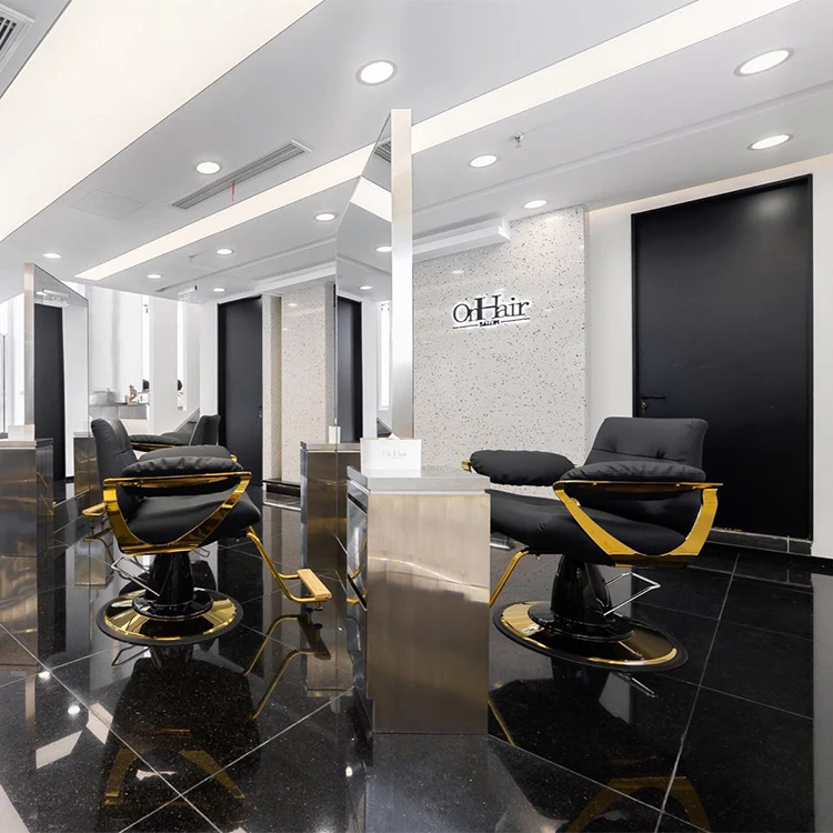 wholesale gold hair salon chairs and mirrors