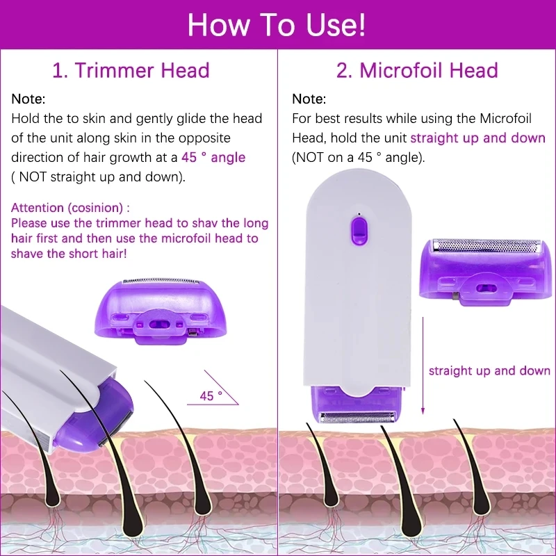 Painless Hair Removal Kit Laser Touch Epilator USB Rechargeable Women Body Face Leg Bikini Hand Shaver Hair Remover Appliances