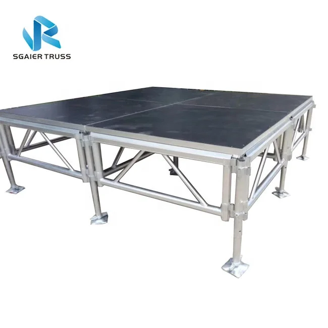 Aluminum Anti-skid  Borad Stage Platform And Concert Stage Music Scene lighting dj Truss  Structure For Sale