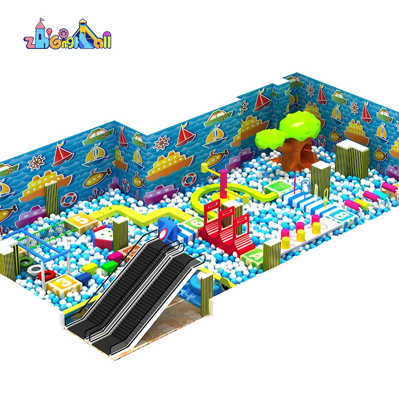 Kids Games Indoor Playground Equipment Children Commercial Funny Soft Play Structures Kids Slides Indoor Plastic Playground