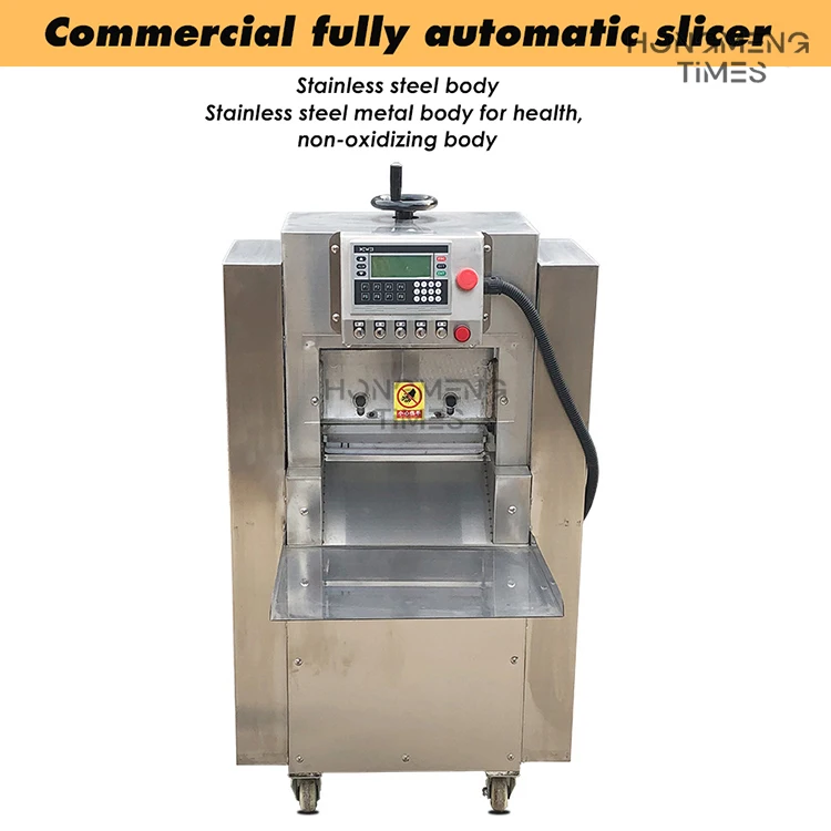 Automatic Frozen Meat Cutting Machine Slicer For Sausage Bacon Beef Mutton Lamb Cutter Sheep Equipment Processing Machinery