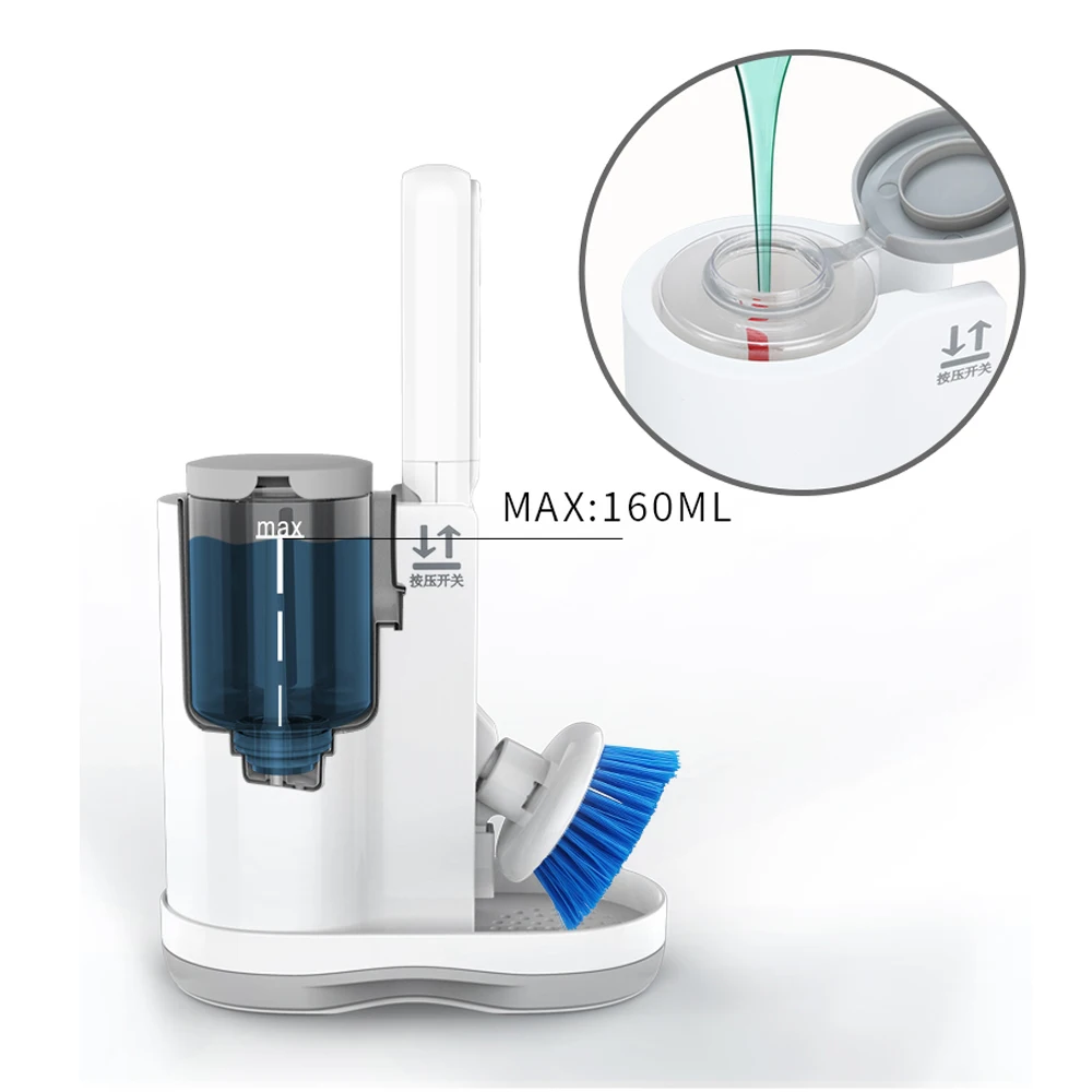 2022 New Design Hot Sale Dish Brush Soap Dispenser Kitchen Caddy Brush