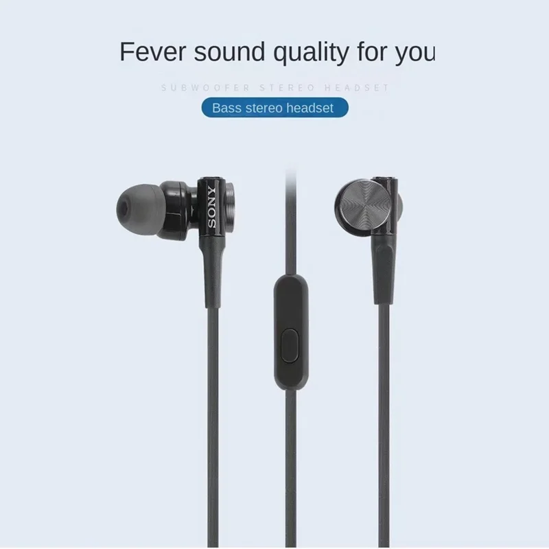 MDR-XB55AP наушники 3 5 мм проводные 110 дБ гарнитура с дополнительным басом совместимые мобильным телефоном для SONY