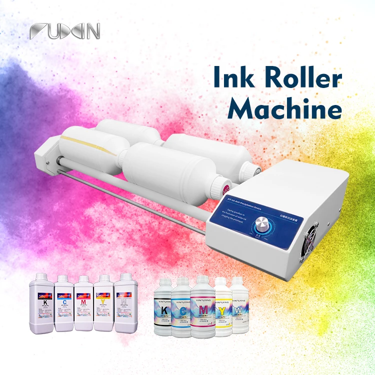 Dtf Printer White Ink Shaker Round Bottles Effectively Prevents White Ink Sedimentation At The Bottle Bottom With EU AU US Plug