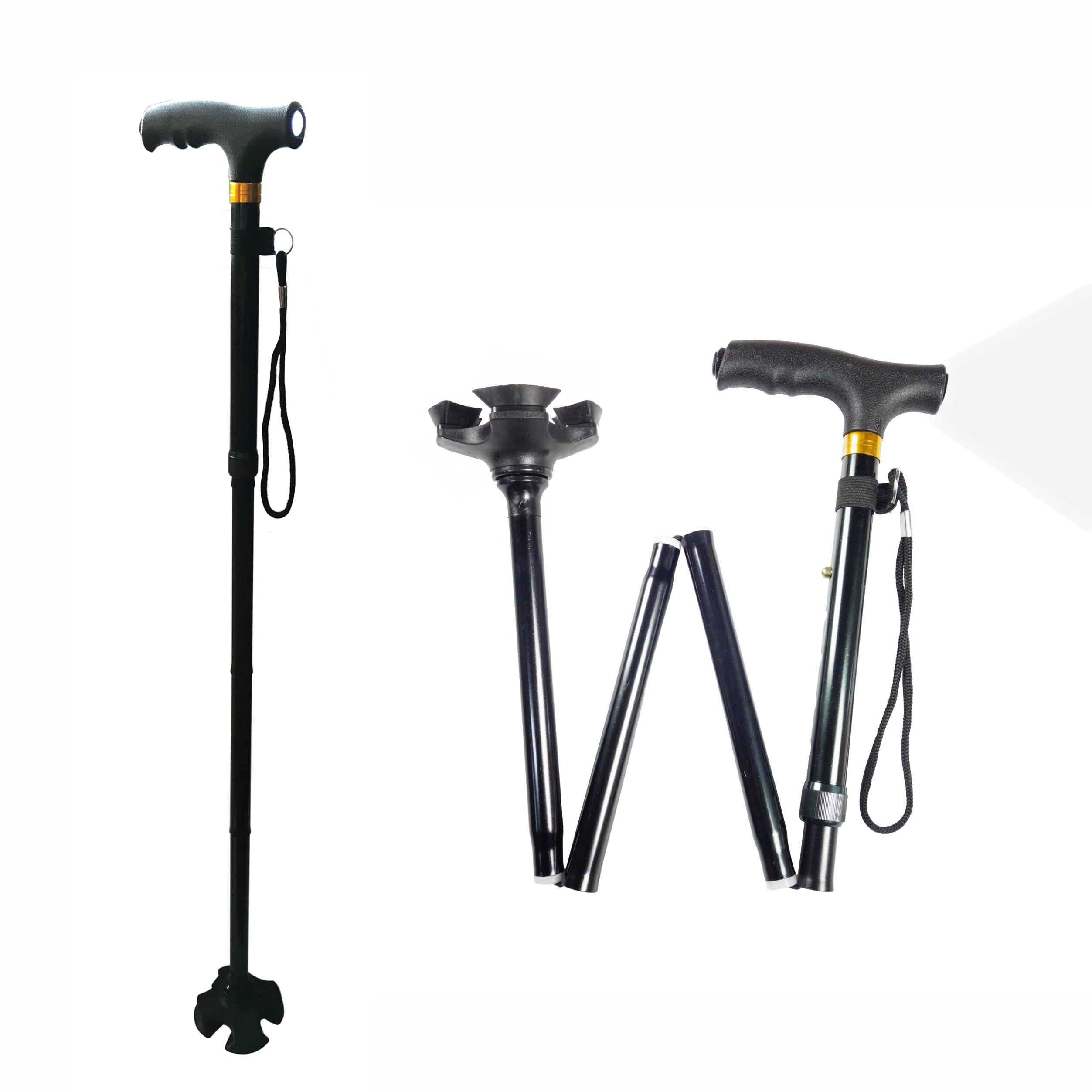 Складная и портативная светодиодная трость