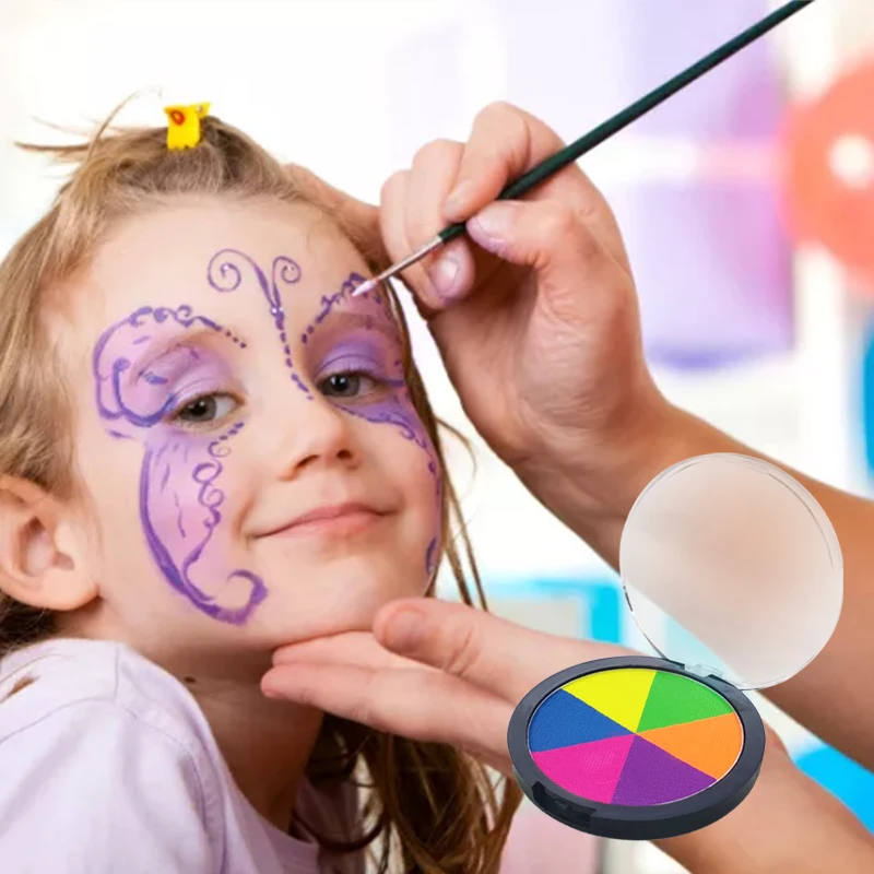 6 Color Number Set Colour Kid Supply Diy Kit For Girl Marker Gouache With Scratch By Custom Pour Acrylic Professional Face Paint