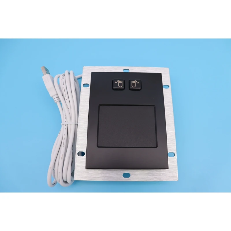 Black metal industrial touch panel keyboard waterproof and oil proof