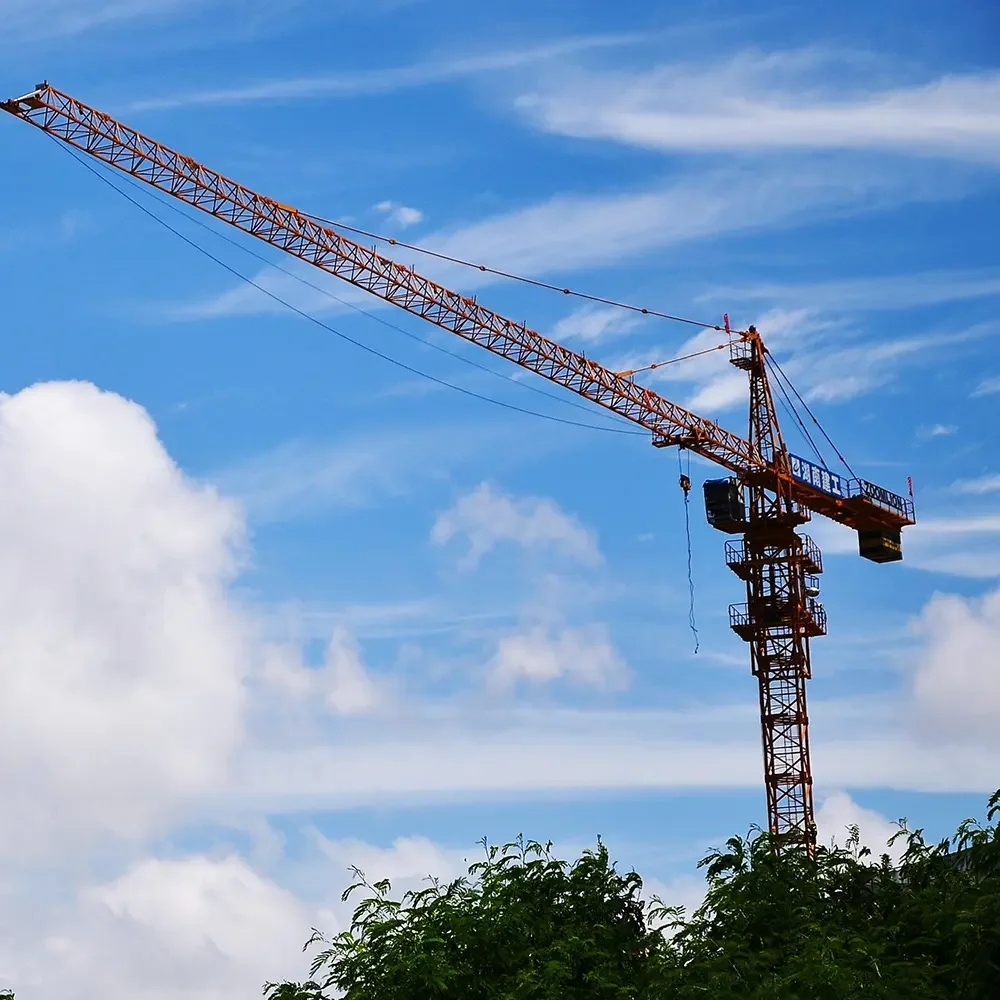 Low Price Construction Machine 48m Jib Length Static Crane Tower Machinery 4T Hydraulic Topkit Tower Crane
