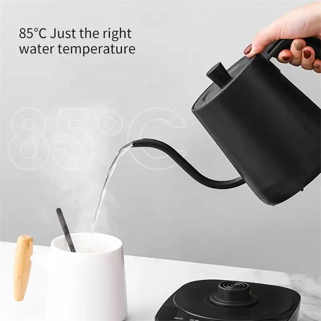 2023 Hot Sell Handle Gooseneck Smart Tea Coffee Hot Water Electric Kettle With Temperature Control