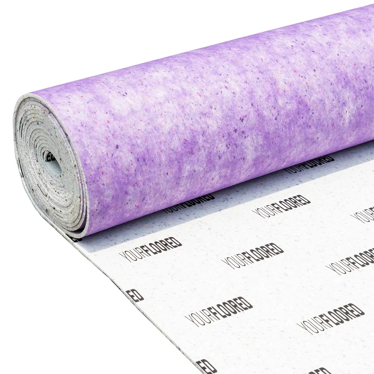 Can be punched sound absorbing 12mm recycled sponge rug pad thermal carpet underlay