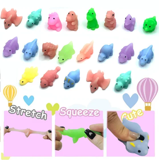 New decompression toys children cute little animals TPR small ball squeez toys