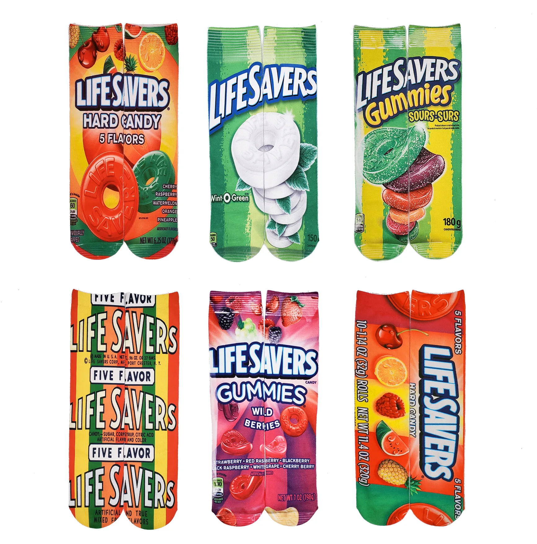 Dropshipping Hot Sale Funny 3D Printed Socks Chips Puffed Food Potato Socks Customized Logo Unisex Sublimation Socks