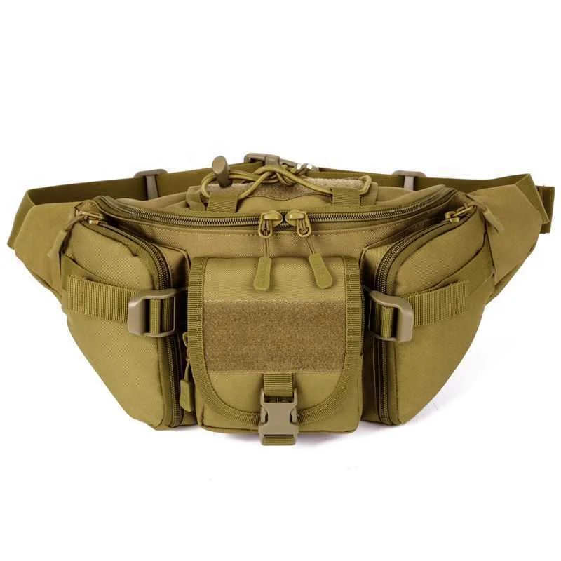 New Wholesale Men and Women Tactical Camouflage Pockets Outdoor Leisure Sports Small Mountaineering Riding Bag Canvas Chest Bag