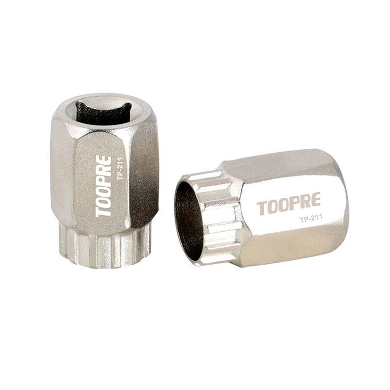 TOOPRE Bicycle cassette flywheel tower wheel disassembly and installation sleeve mountain bike flywheel removal wrench tool