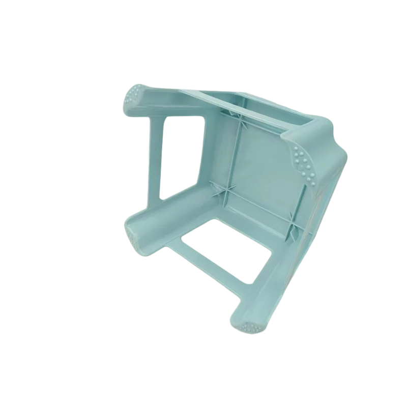 Lightweight Portable Plastic Step Stool Colorful Plastic Chair Stackable Chair Square Plastic Ottoman