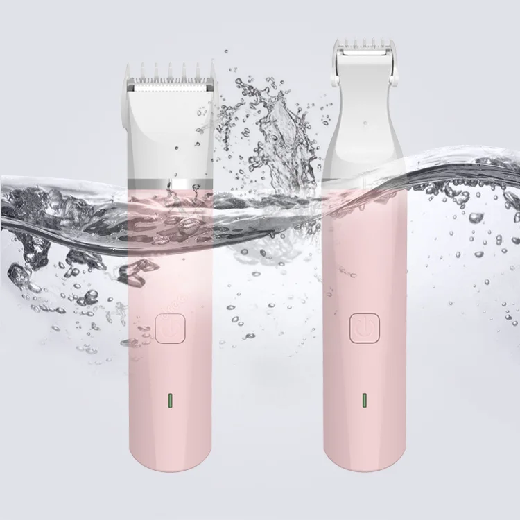 Перезаряжаемый Триммер бикини для женщин, электрическая машинка для стрижки волос на лобке, безболезненная Бритва для удаления волос