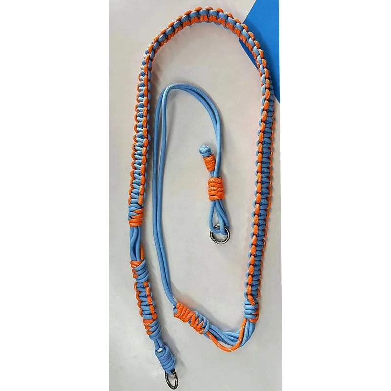 Nylon Woven Thickened Plaited Rope Tassel Custom Cell Phone Paracord Braided Macrame Lanyard