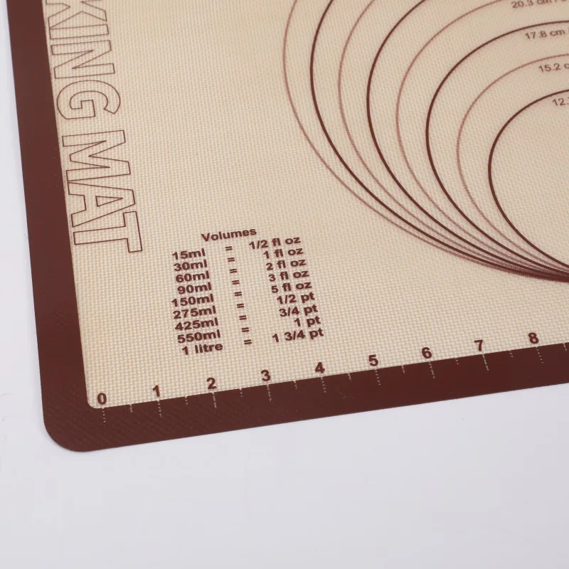 Round Backing Mat Non Stick Silicone Baking Mat Round Cooking Sheet For Microwave Oven Cooking Sheet