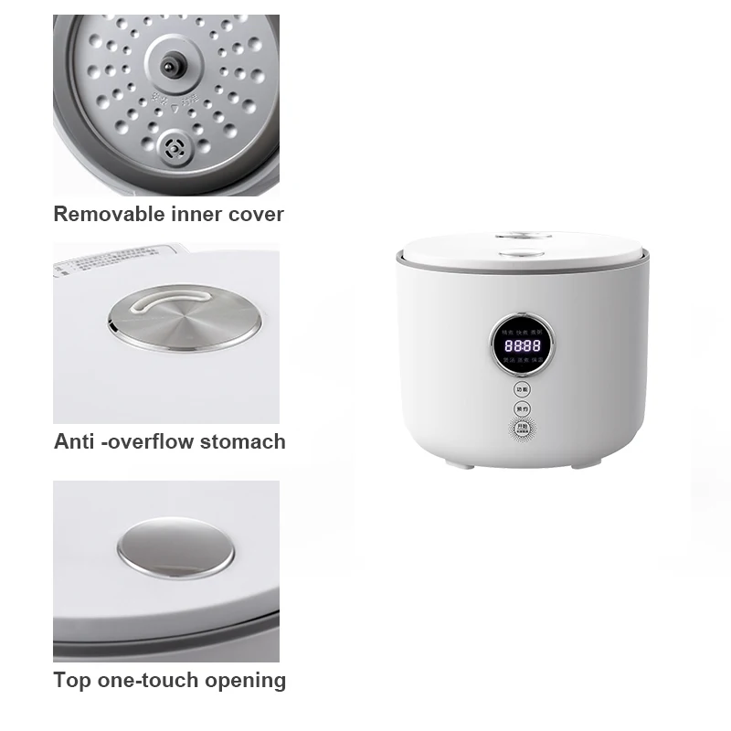 In stock 2L Automatic Smart Digital Touch LCD Multi Non-Stick Home Electric Digital Rice Cooker