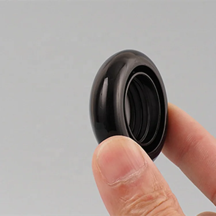 Empty 200ml 300ml PET clear plastic shampoo body lotion container with mushroom shaped cap