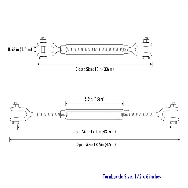 us type m20 m30 bronze locked Closed Body Jaw and Jaw Turnbuckle rc cast iron ratchet threaded rod turnbuckle tensioner ends