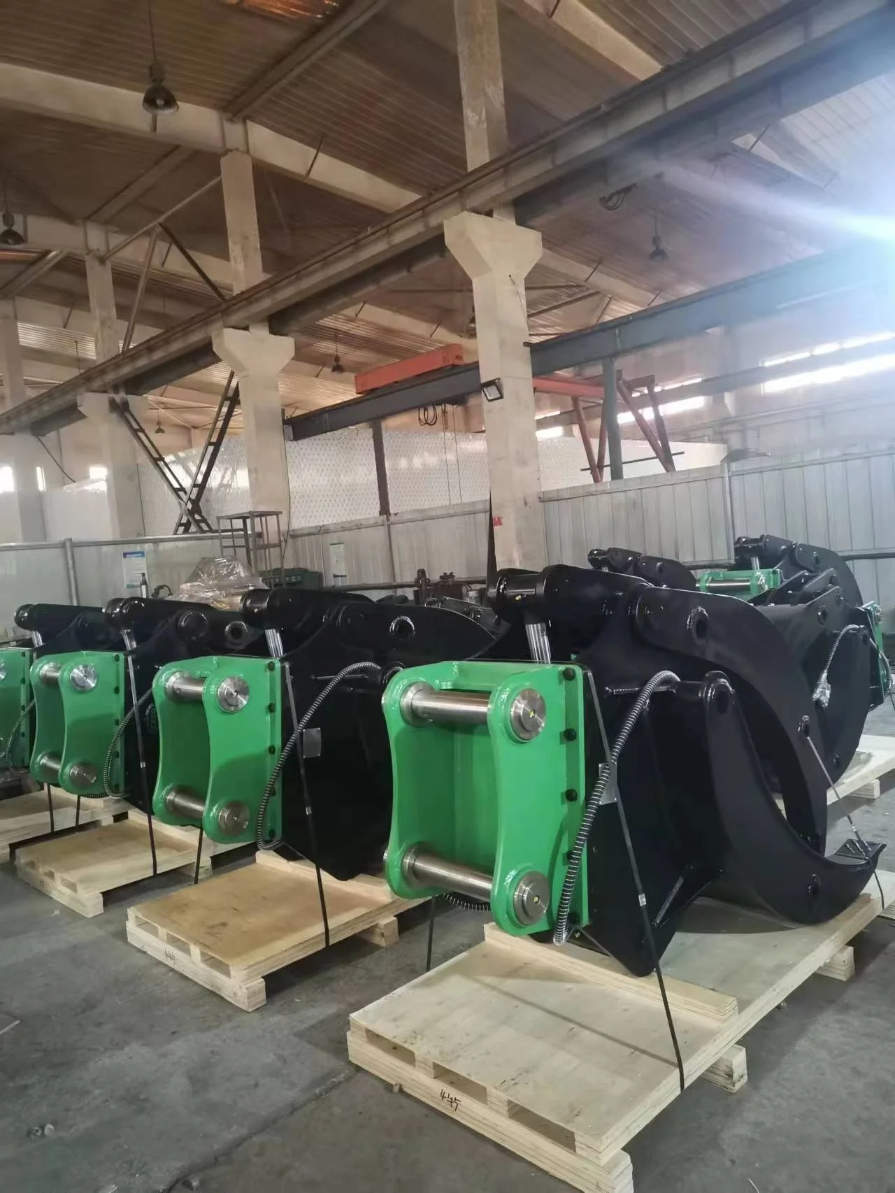 New Single-Ram Excavator Hydraulic Grapples with Box Teeth for Construction Farm Home Use Featuring a New Motor and Pump